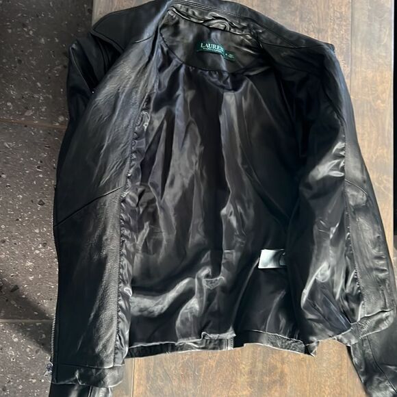 Lauren Ralph Lauren Soft lamb leather jacket Sz-Small - Picture 7 of 16